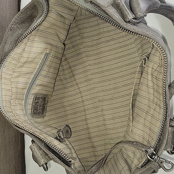 s-l400.jpg Frye Gray Leather Crossbody Handbag